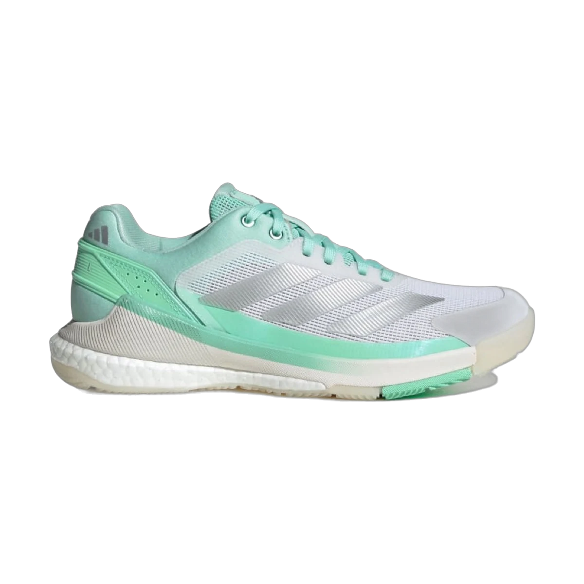 کفش پدل Adidas Crazyquick BOOST Padel Shoe Women Green Silver Metallic Pulse Mint
