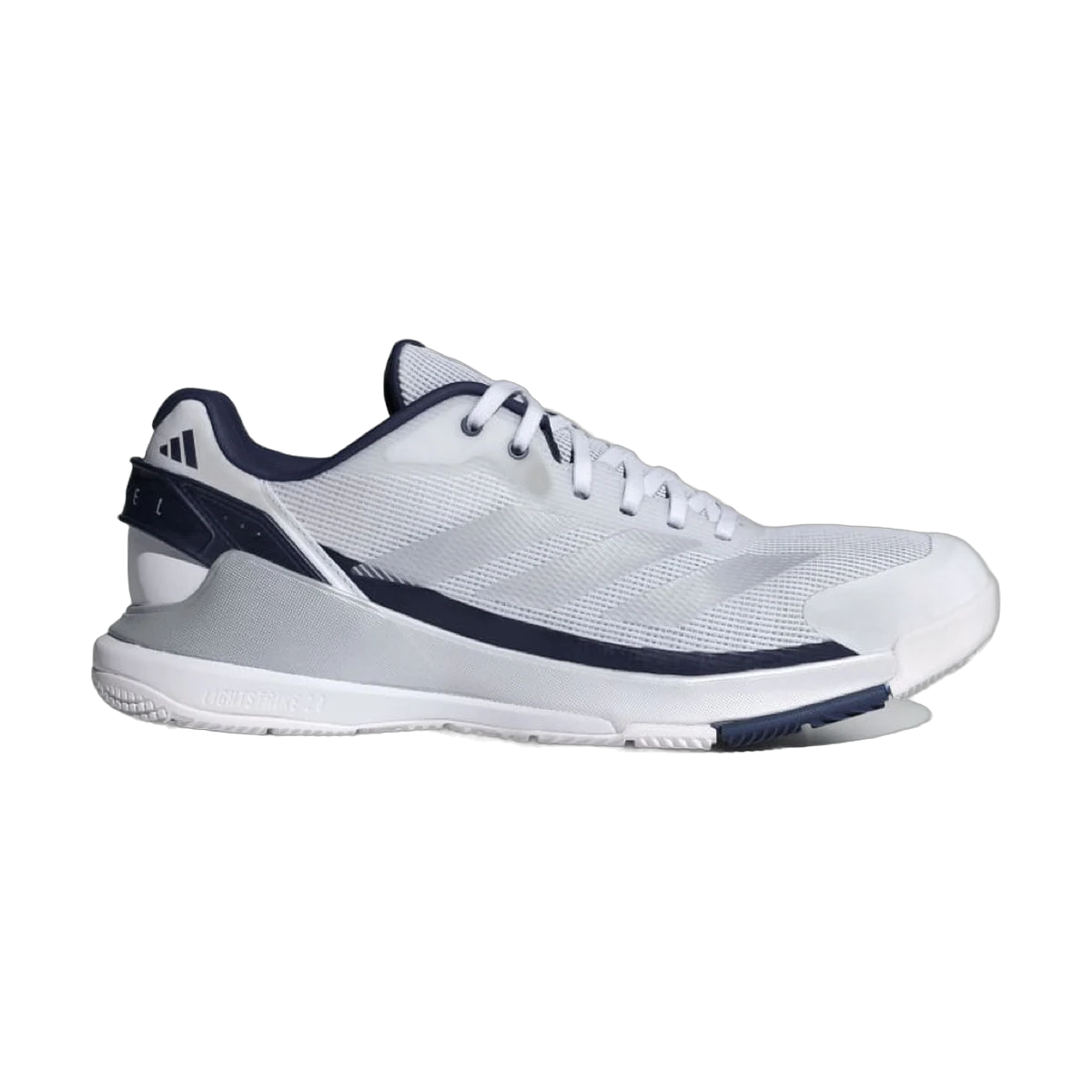 کفش پدل Adidas Crazyquick Padel Shoe Men Cloud White Silver Metallic Dark Blue