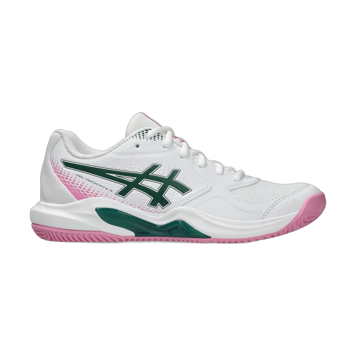 کفش پدل Asics Gel-Dedicate 9 Padel Women White Jewel Green