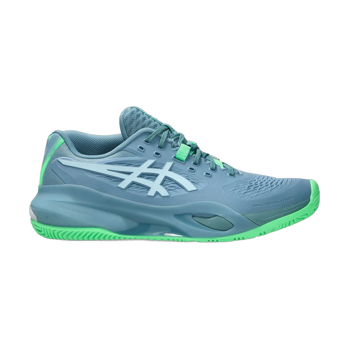 کفش پدل Asics Gel-Resolution X Padel Men Blue Green