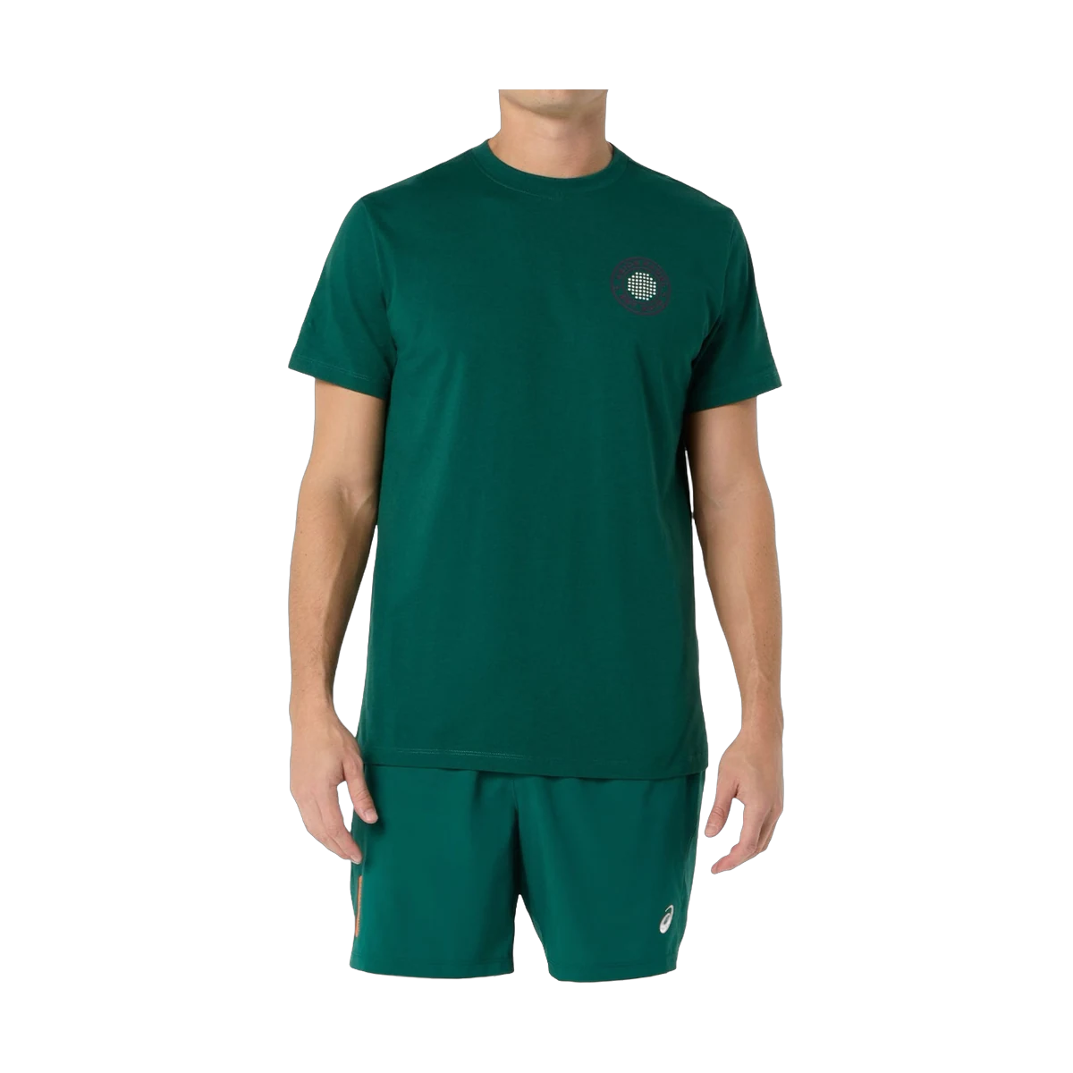 لباس پدل Asics Padel Court Graphic SS Top Men Green