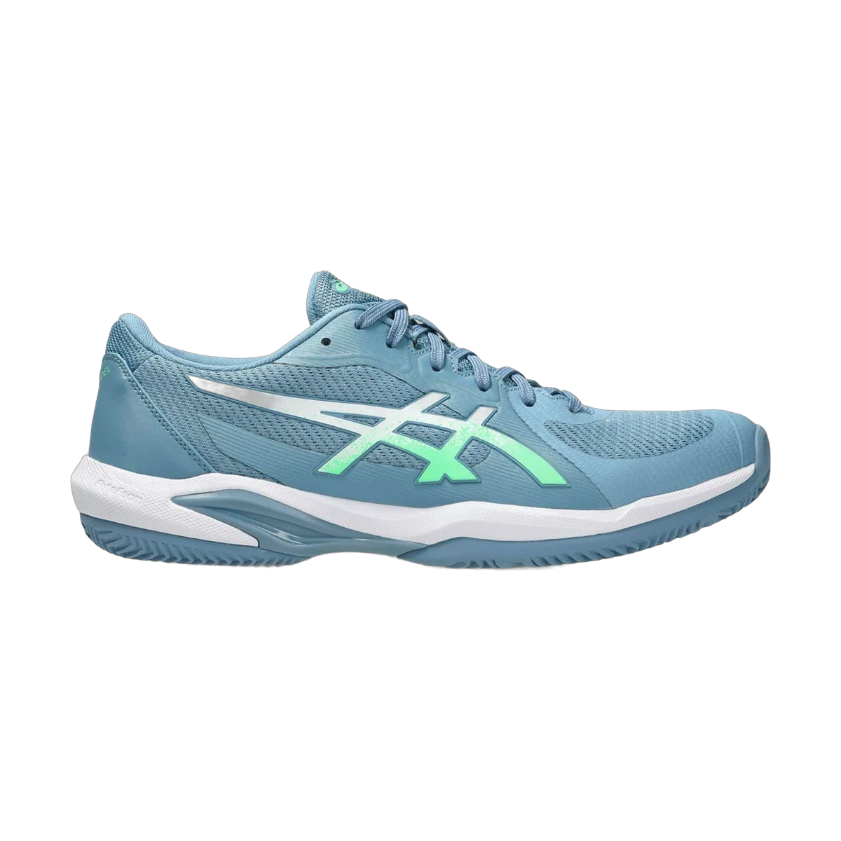 کفش پدل Asics Solution Swift FF 2 Padel Men Saba Blue Vital Green