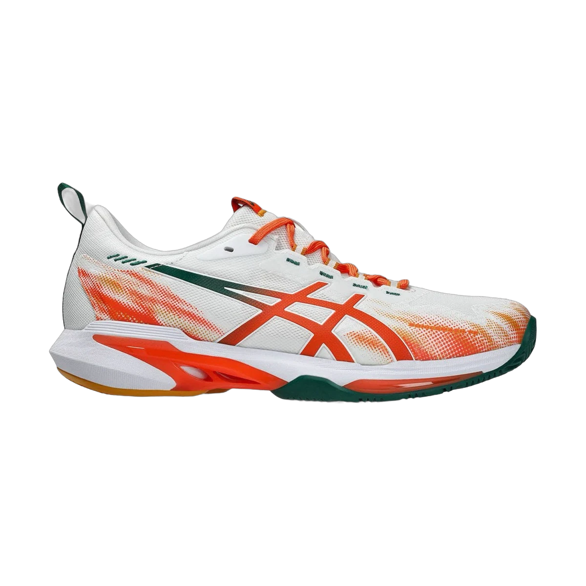 کفش پدل Asics Sonicsmash FF Padel Men White Black Orange