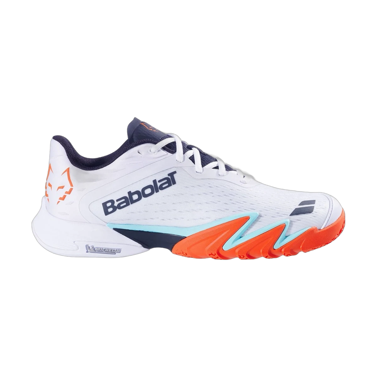 کفش پدل Babolat Premura 3 Men Lebron White Orange، عکس ۱