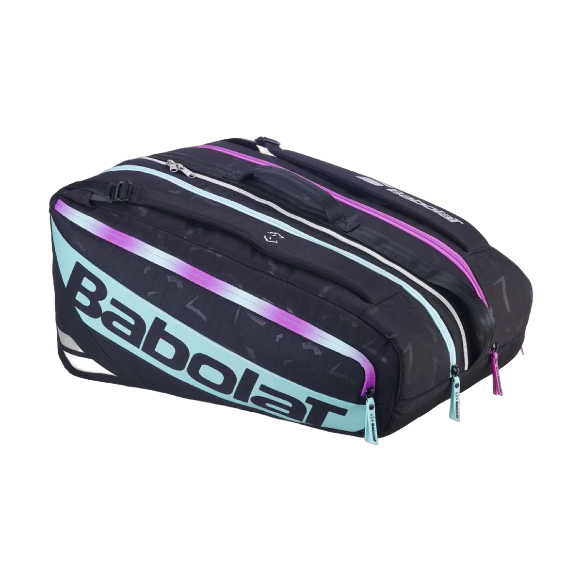 ساک و کوله پدل Babolat RH Pro Padel Juan Lebrón Black Purple Light Green