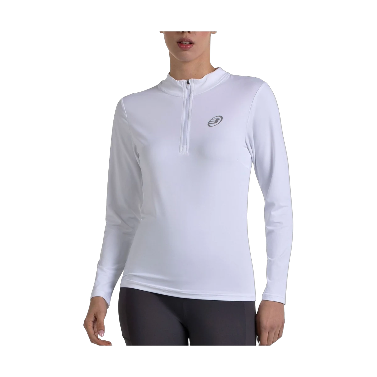 لباس پدل Bullpadel Becal Long Sleeve T-Shirt Women White