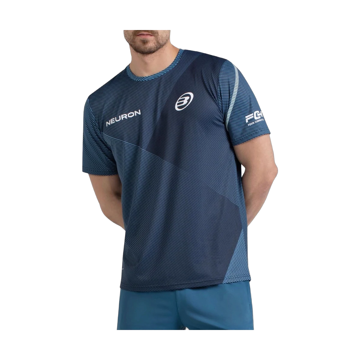 لباس پدل Bullpadel Chingotto T-Shirt Men Atomic Blue