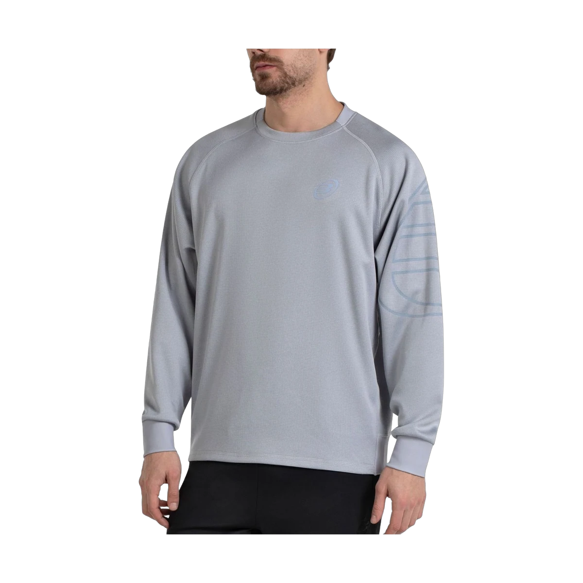 لباس پدل Bullpadel Esna Sweatshirt Men Bluish Grey