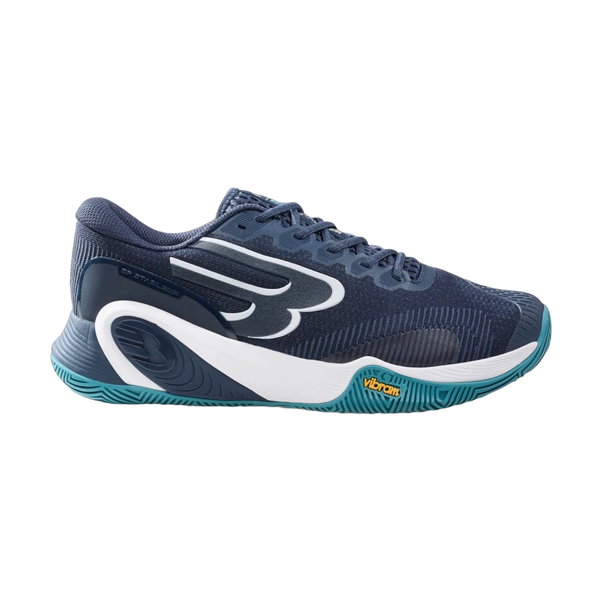 کفش پدل Bullpadel Hack Vibram Padel Shoe Men Navy، عکس ۱