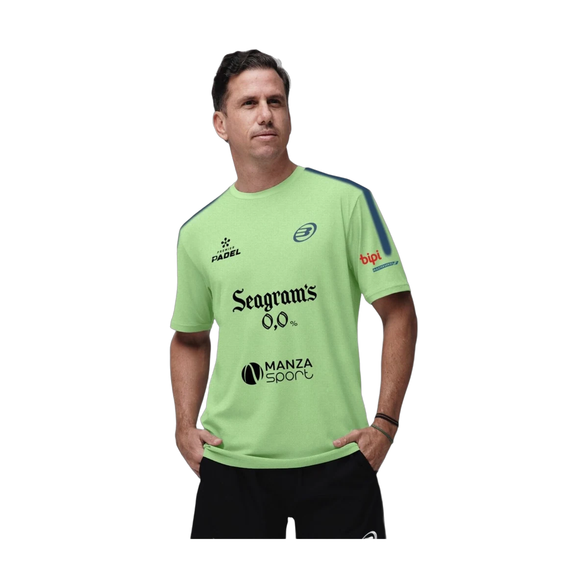 لباس پدل Bullpadel Montse PN T-Shirt Kids Vigore Acid Green، عکس ۱