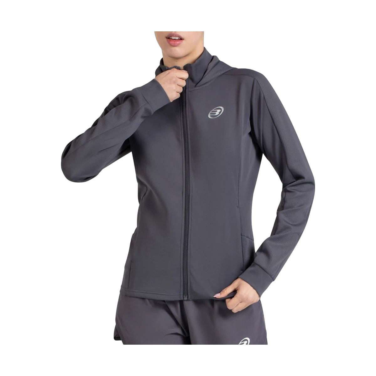 لباس پدل Bullpadel Otalo Zip Hoodie Women Asphalt