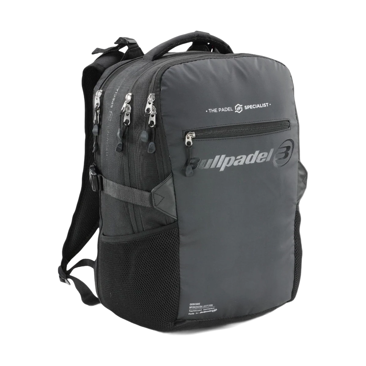 ساک و کوله پدل Bullpadel Tech Padel Backpack Black، عکس ۱