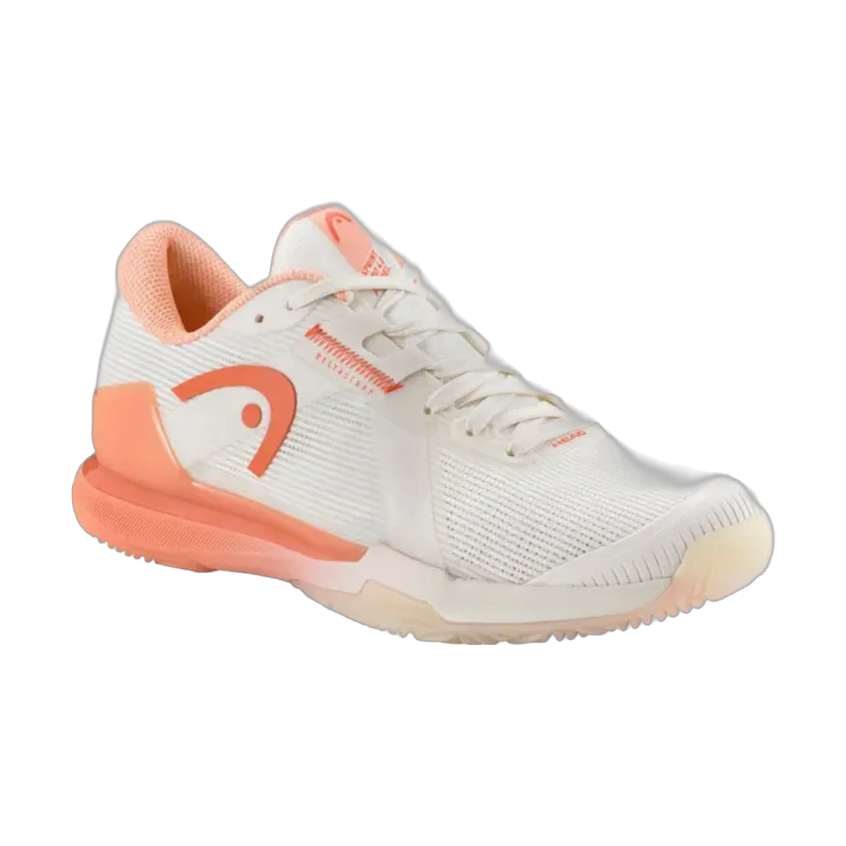 کفش پدل Head Sprint Pro 4.0 Women Padel Shoe Chalk White Coral، عکس ۱