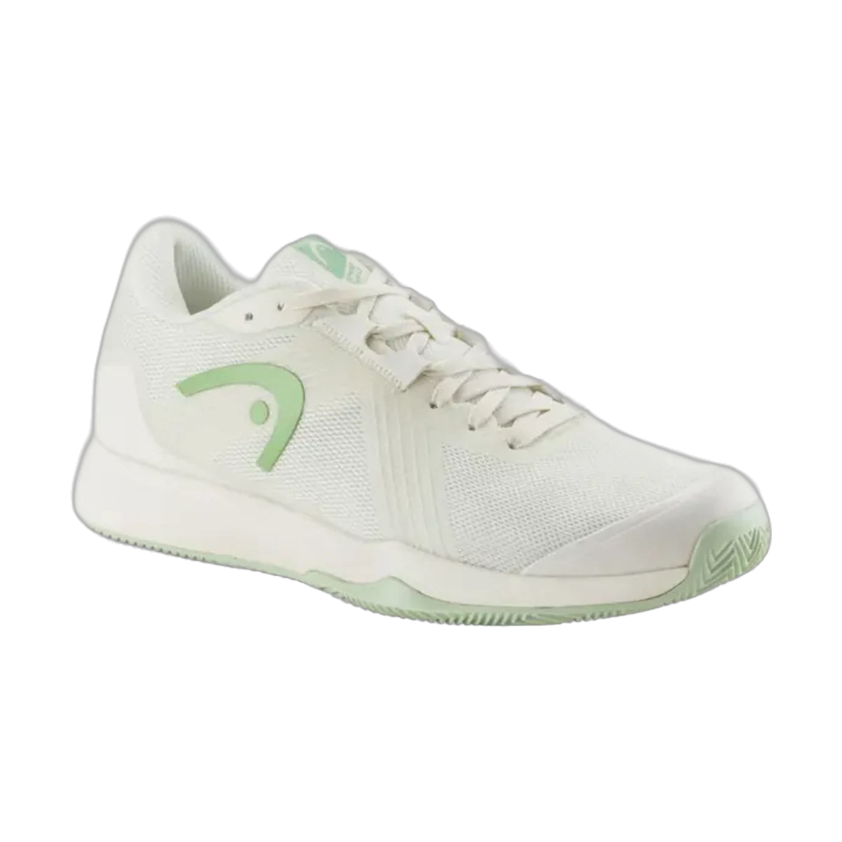 کفش پدل Head Sprint Team 4.0 Clay Women Padel Shoe Chalk White Light Green، عکس ۱