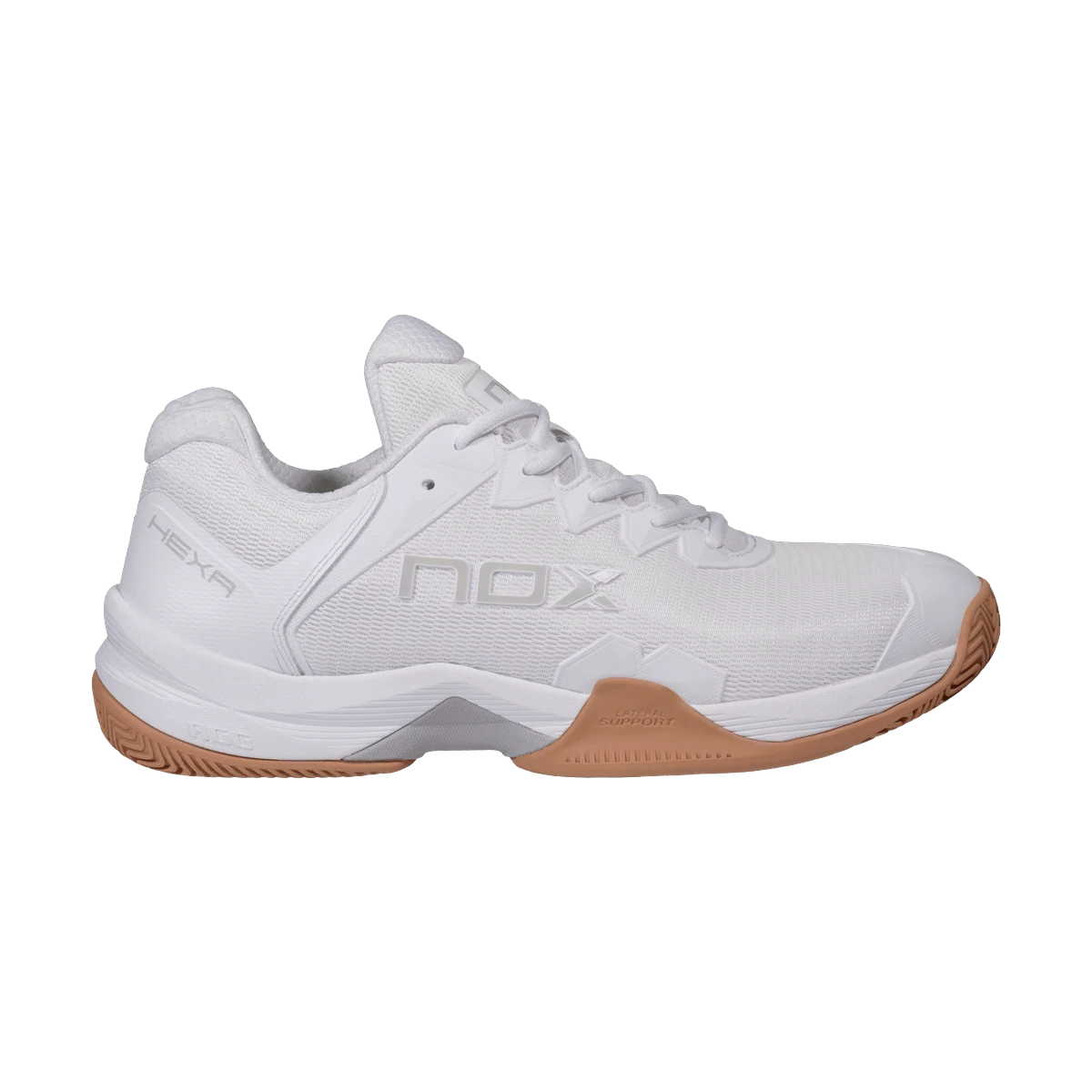 کفش پدل Nox ML10 Hexa Padel Shoe White/Gum Rubber Sole