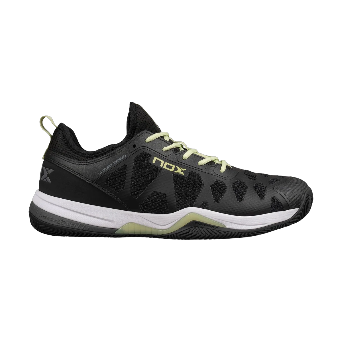 کفش پدل Nox NERBO Padel Shoe Black Soft Lime