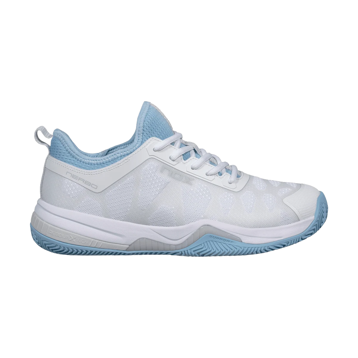 کفش پدل Nox NERBO Padel Shoe White/Dusk Blue