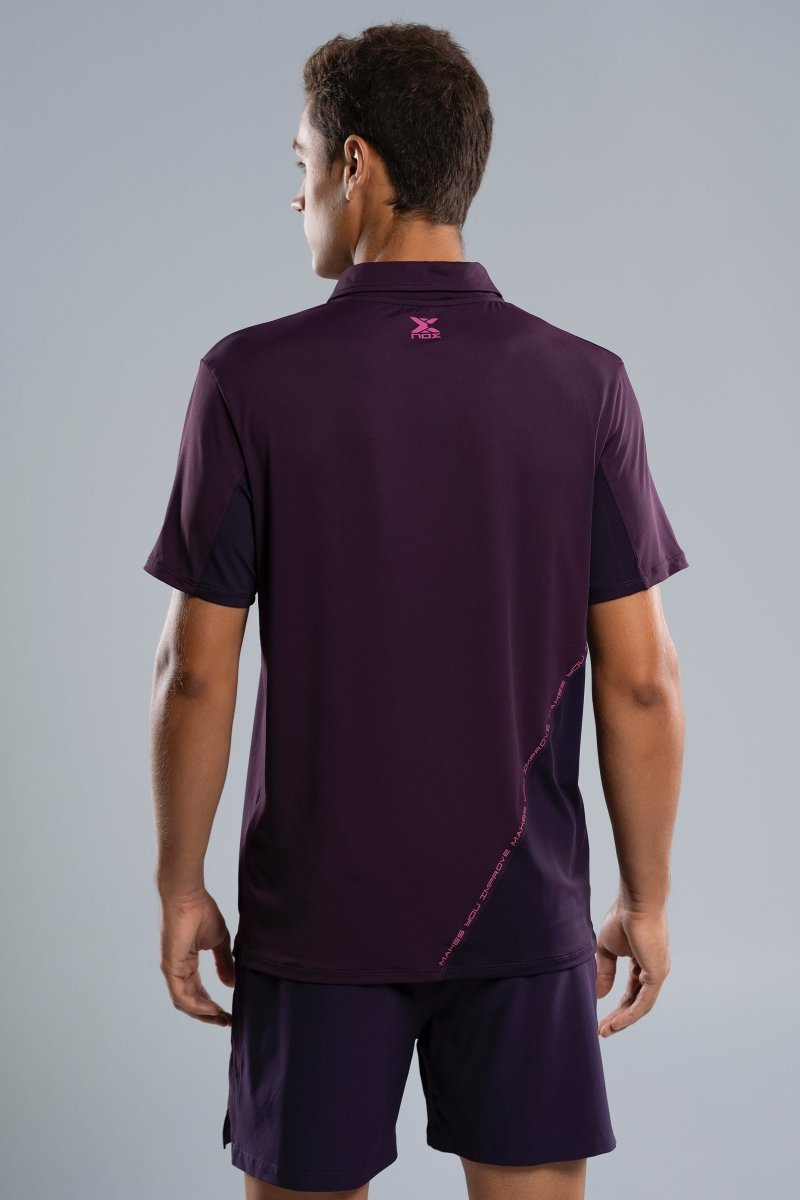 لباس پدل Nox Pro Polo Men Deep Purple