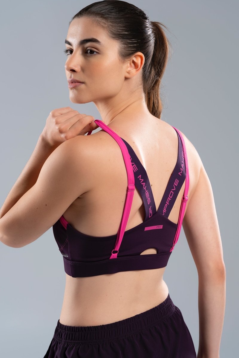 لباس پدل Nox Pro Sports Bra Women Deep Purple