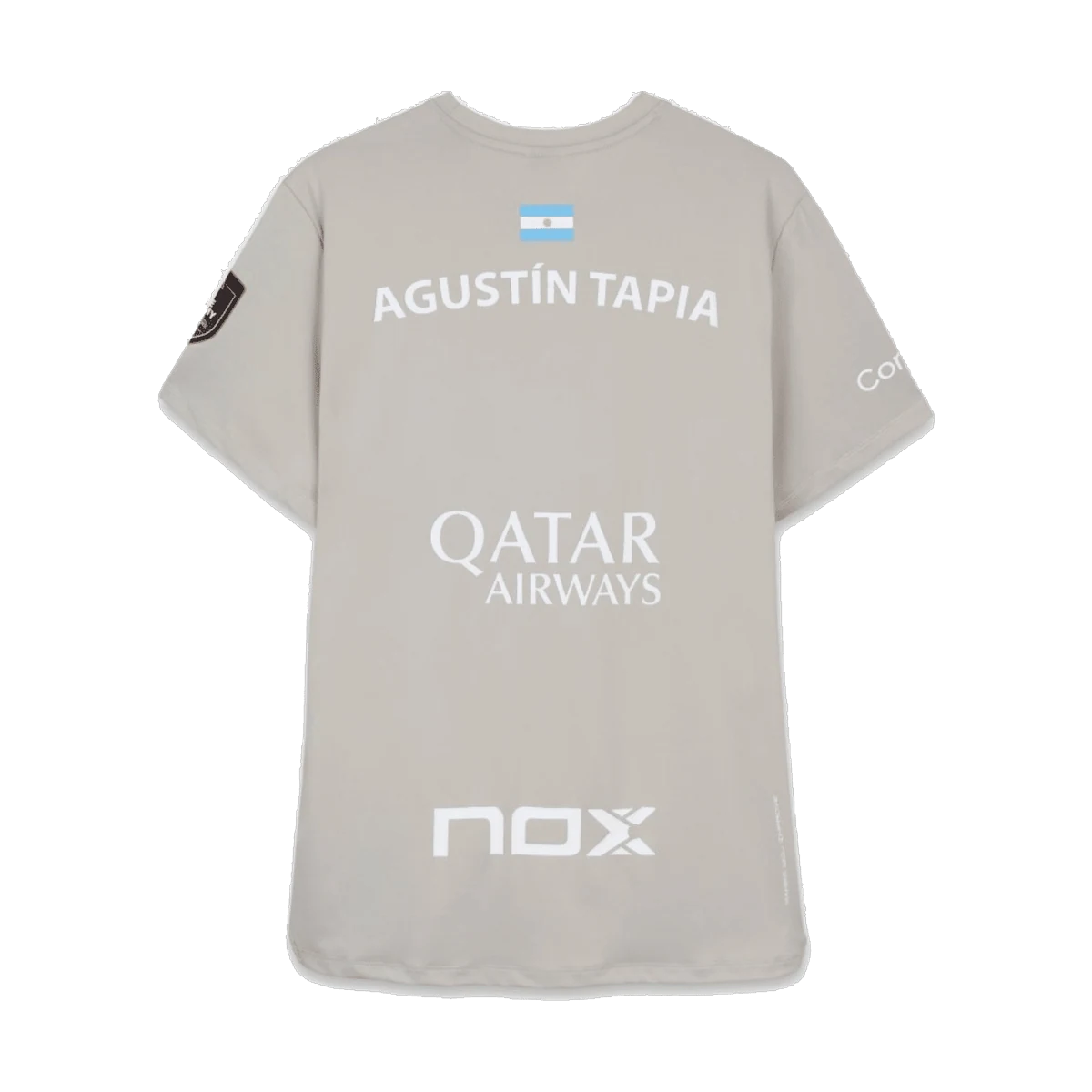 لباس پدل Nox Sponsor AT10 T-Shirt Agustin Tapia Soft Grey