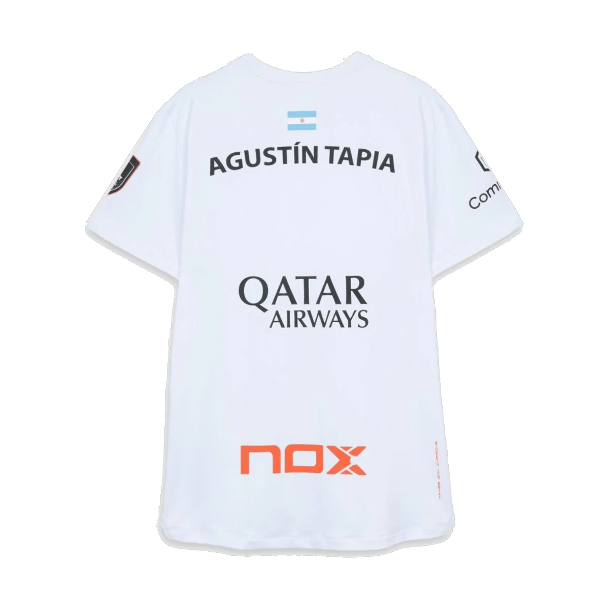 لباس پدل Nox Sponsor AT10 T-Shirt Agustin Tapia White