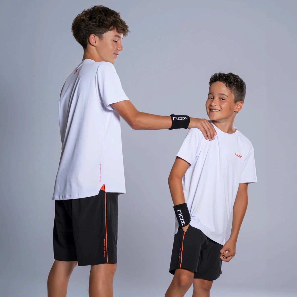 لباس پدل Nox Team T-Shirt Boys White، عکس ۱