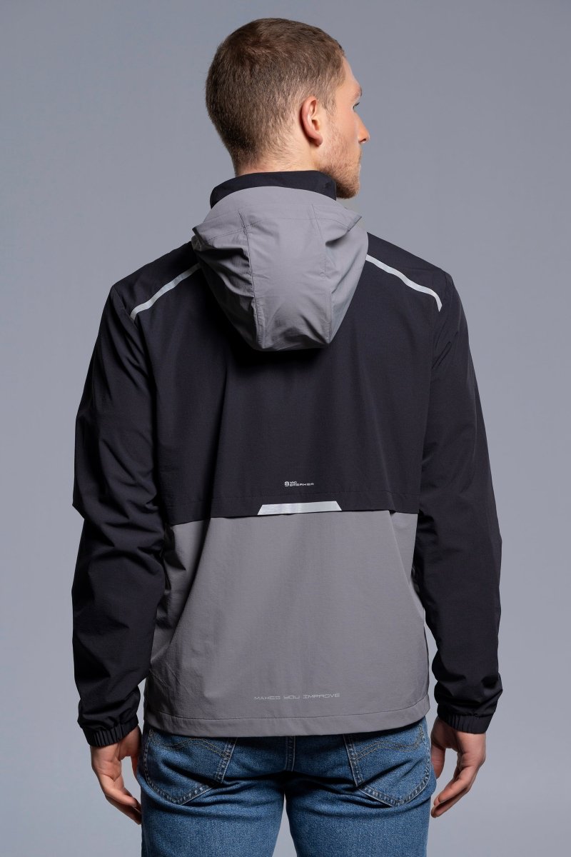 لباس پدل Nox Windbreaker Men Black Dark Grey