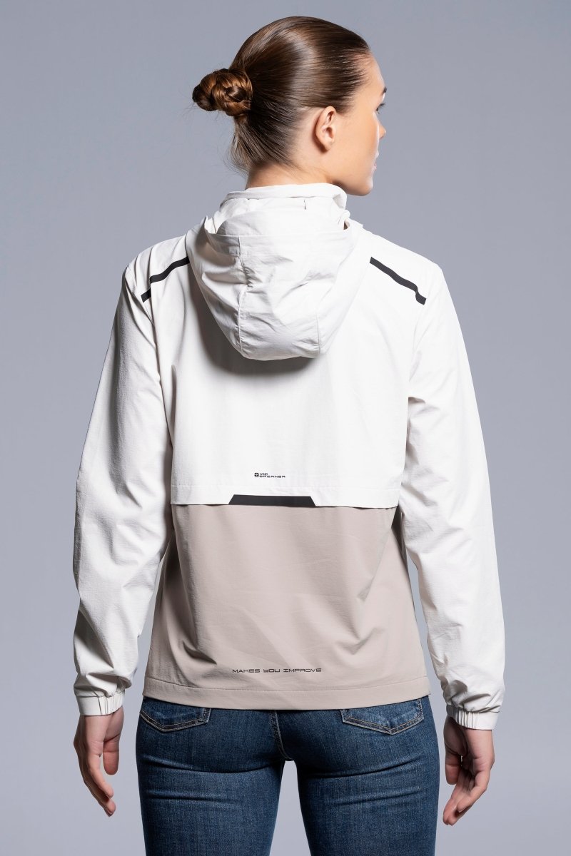 لباس پدل Nox Windbreaker Women White Cloud Cobblestone