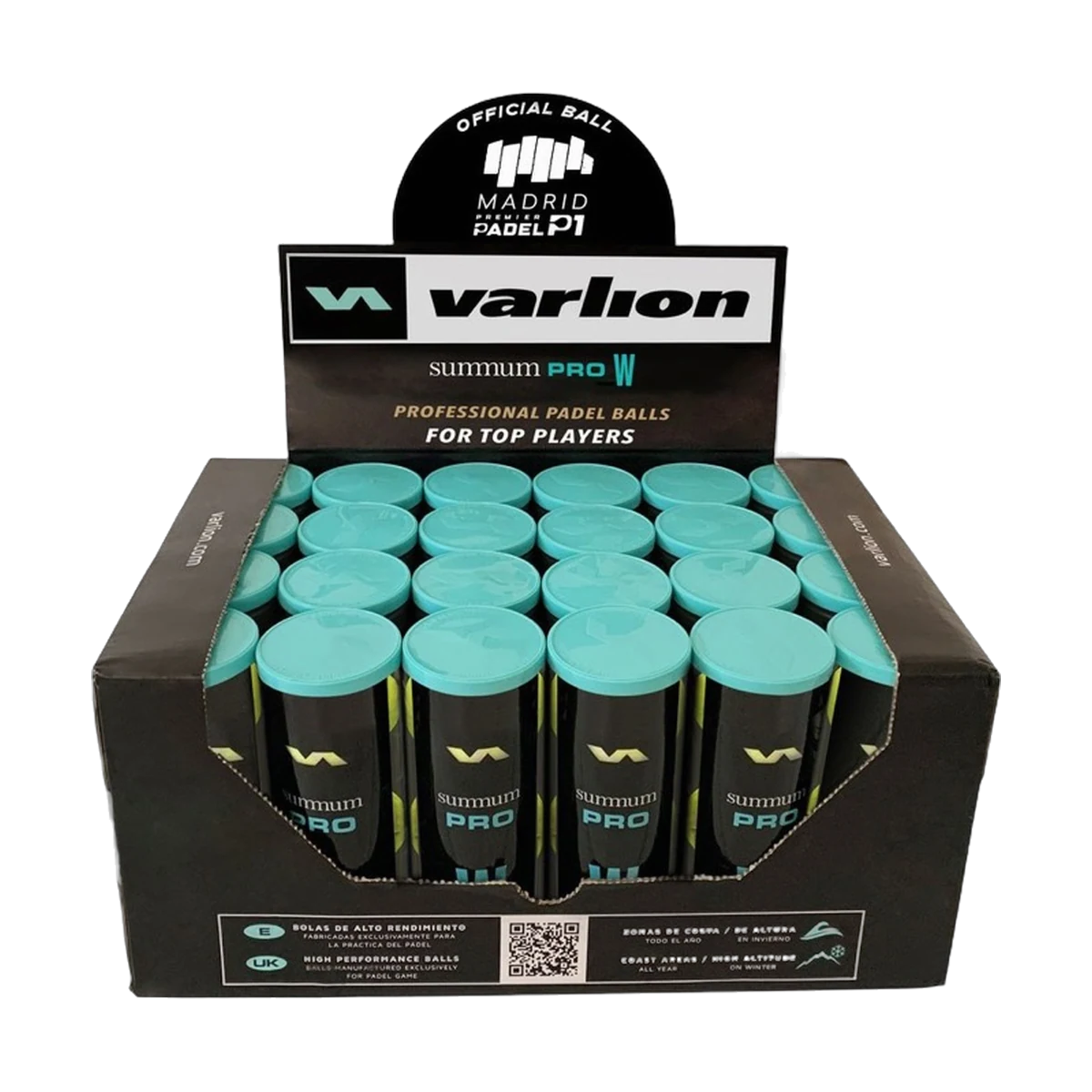 توپ پدل Varlion Summum Pro W Ball Box 24 Units