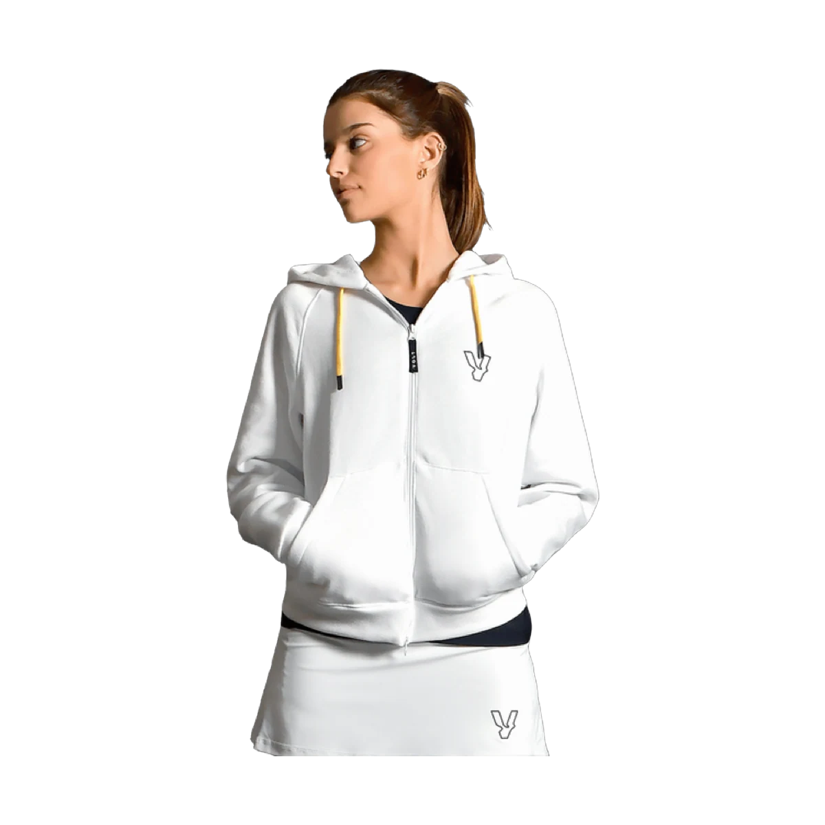 لباس پدل Volt Hooded Jacket White