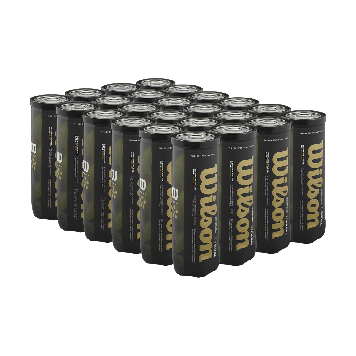 توپ پدل Wilson Premier Padel Speed Ball (Case of 24 Cans)